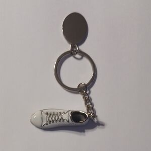 White Sneaker Keychain